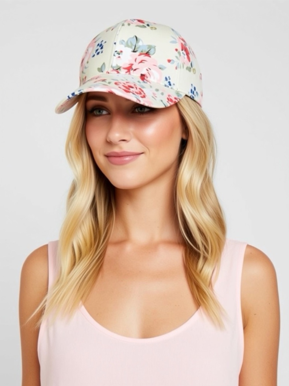 BCBGeneration Floral Baseball Cap Hat